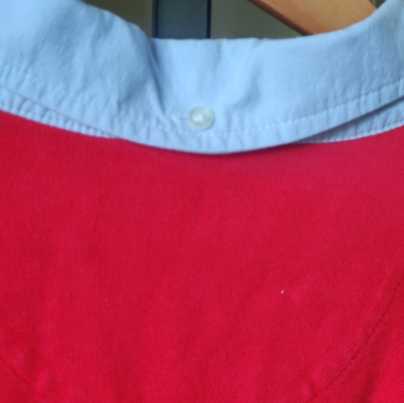 Lands' End Men's Red Polo Shirt - Picture 4 of 6